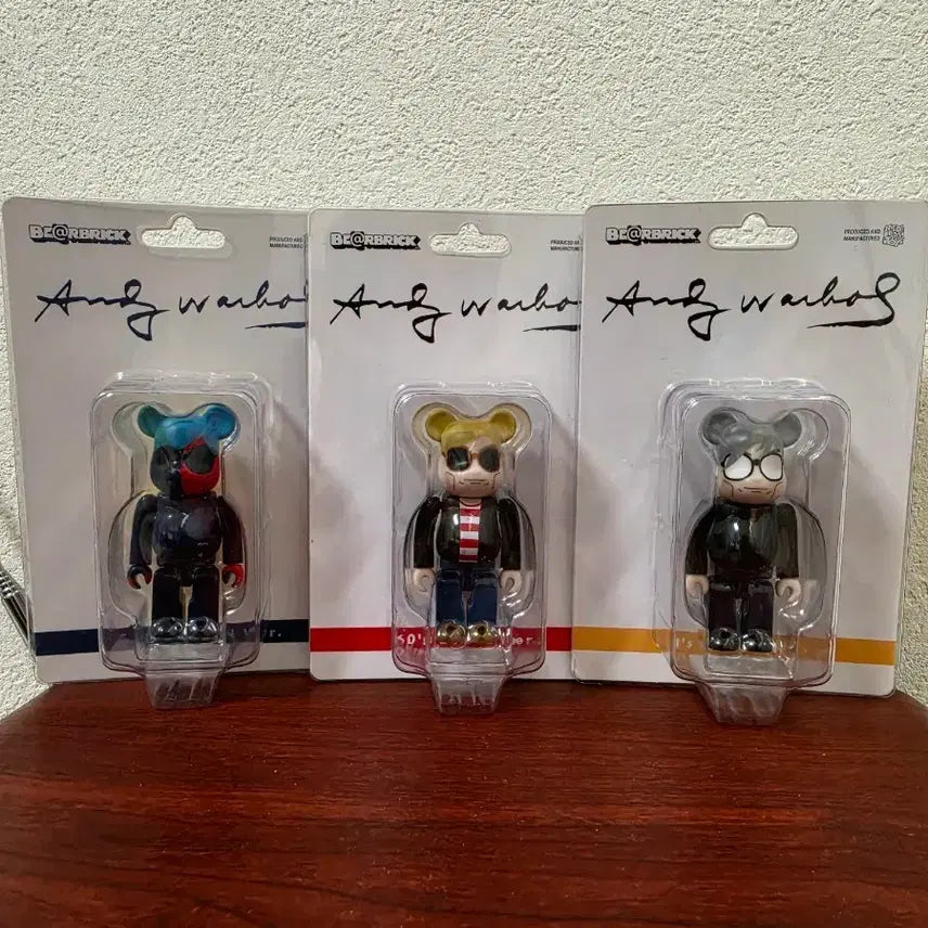 [BUNJANG] Andy Warhol x Bearbrick 100% Set (3 Types) / 앤디워홀 100% 3종세트 베어브릭