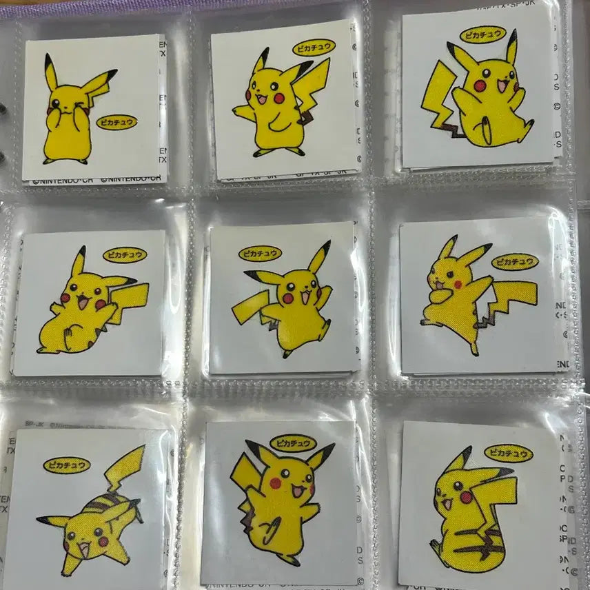 [BUNJANG] Pokemon Japanese TTI Band Stickers 100 pcs Bundle Set / 오래된 포켓몬 일판띠부씰 100장 일괄