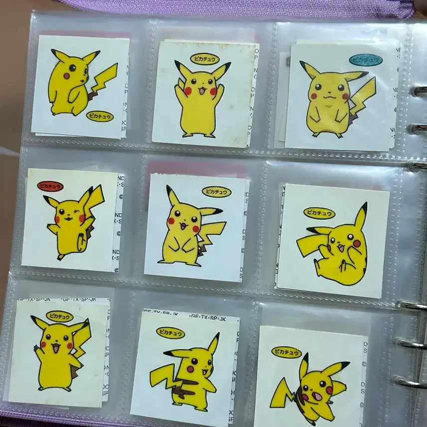 [BUNJANG] Pokemon Japanese TTI Band Stickers 100 pcs Bundle Set / 오래된 포켓몬 일판띠부씰 100장 일괄