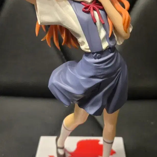 [BUNJANG] Sega Neon Genesis Evangelion School Uniform Asuka Figure / (고전)세가 신세기 에반게리온 교복 아스카
