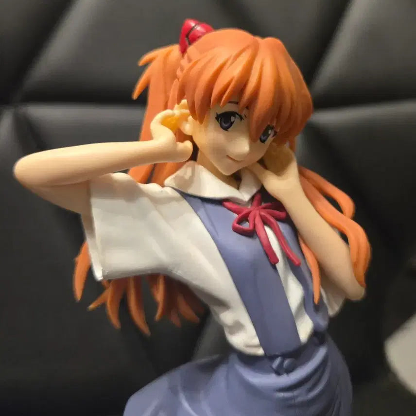 [BUNJANG] Sega Neon Genesis Evangelion School Uniform Asuka Figure / (고전)세가 신세기 에반게리온 교복 아스카