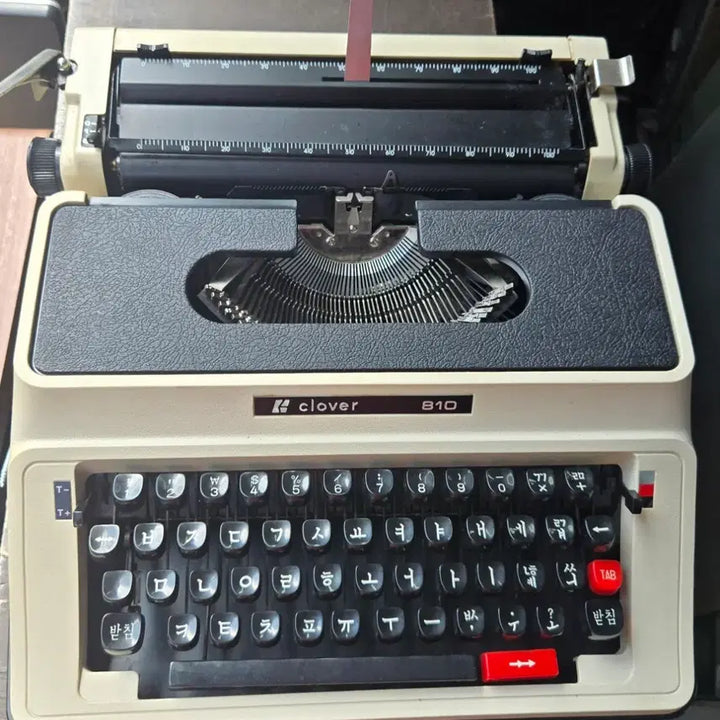 [BUNJANG] Clover Typewriter 2-Set Korean Layout / 크로바 한글타자기 2벌식