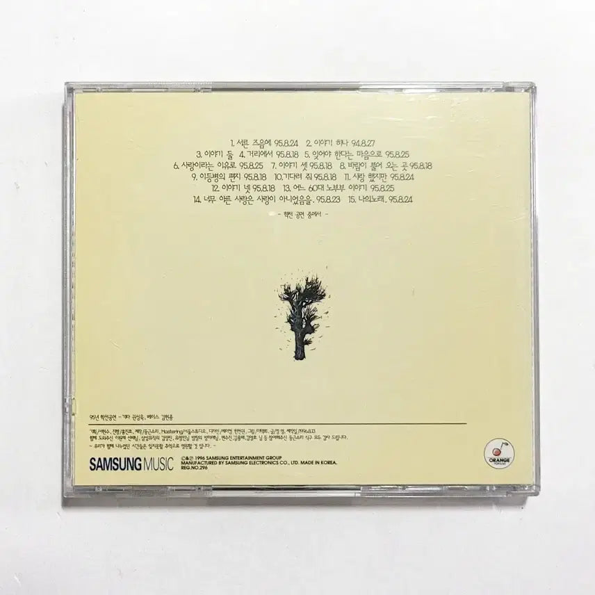 [BUNJANG] Kim Kwang Seok "Life Story" Live Performance CD (First Press) / [인기수집반]초반/김광석 인생이야기 라이브실황 CD