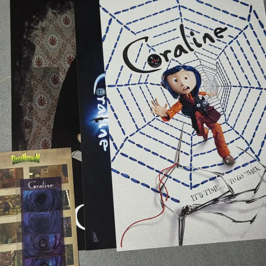 [BUNJANG] Coraline CGV Merchandise (Panorama Sticker, Film, Posters) / 코렐라인 cgv 굿즈 (+파노라만)