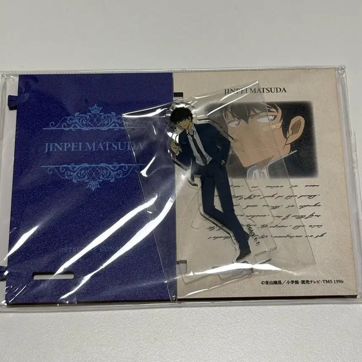 [BUNJANG] Detective Conan Matsuda Jinpei Book Type Acrylic Wood Stand (Sealed) / (미개봉) 명탐정코난 마츠다 진페이 북 타입 아크릴 우드 스탠드
