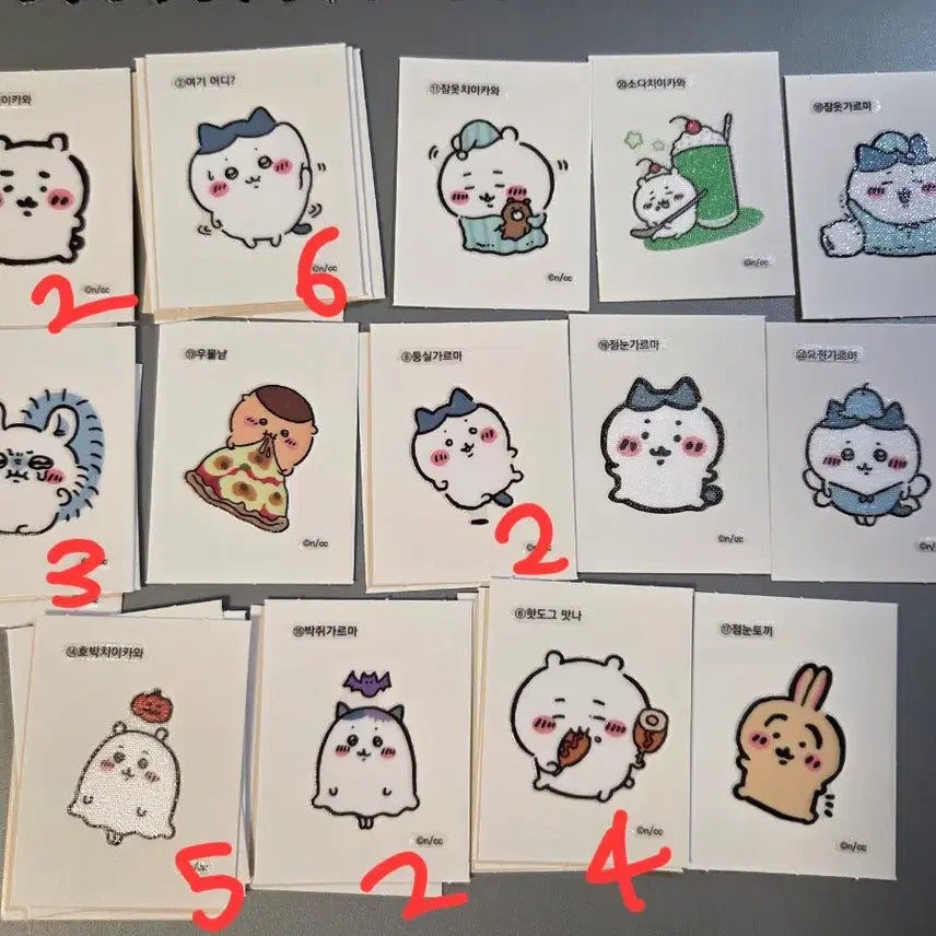[BUNJANG] Chiikawa Sticker Set / (9.11업뎃)먼작귀 치이카와 띠부씰