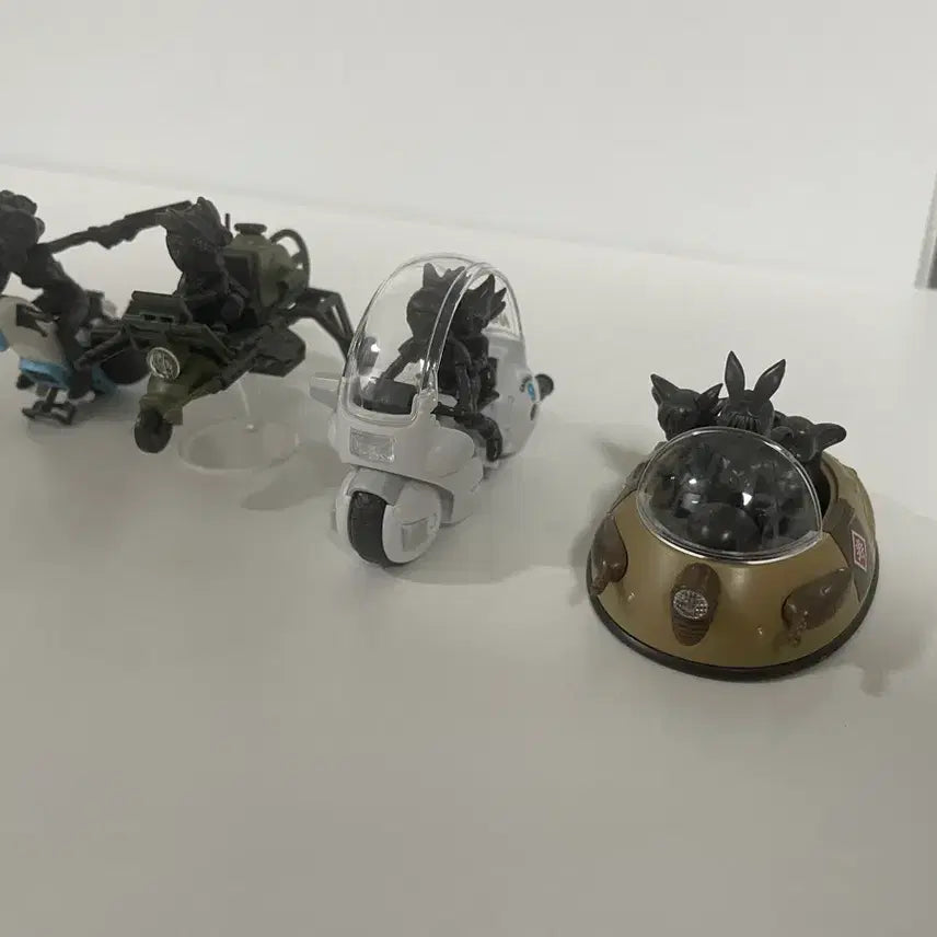 [BUNJANG] Dragon Ball Mini Car Figure 4-Piece Set / 드래곤볼 미니카 피규어 4종
