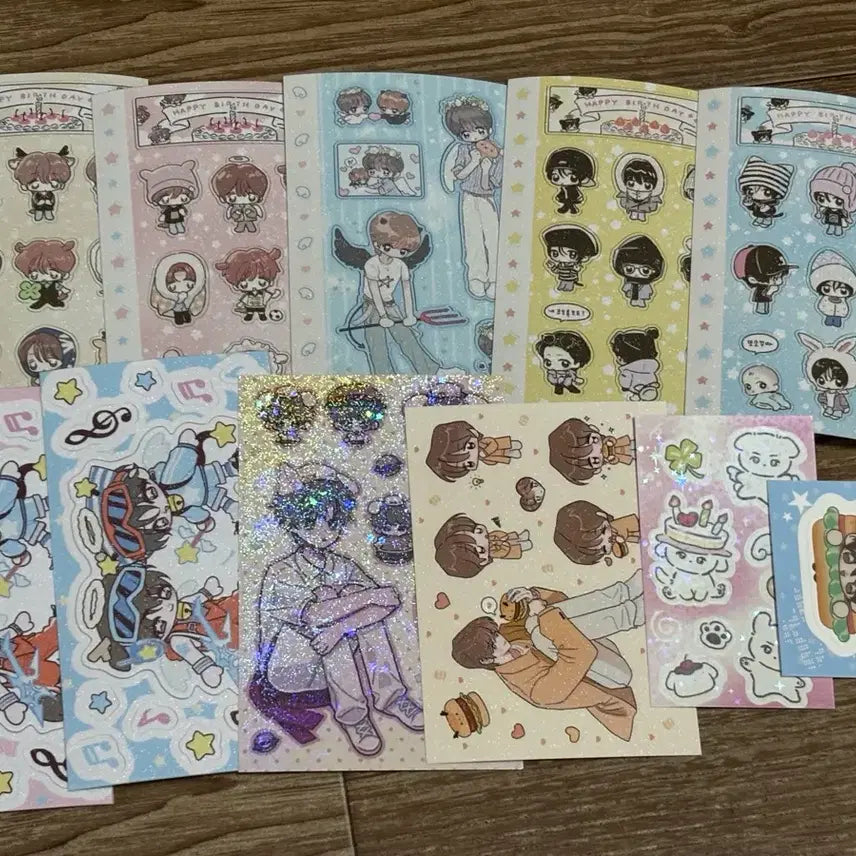 [BUNJANG] Riize Sungchan Wonbin Sticker Bundle Set / kimii님 키미님 라이즈 성찬 원빈 스티커 일괄
