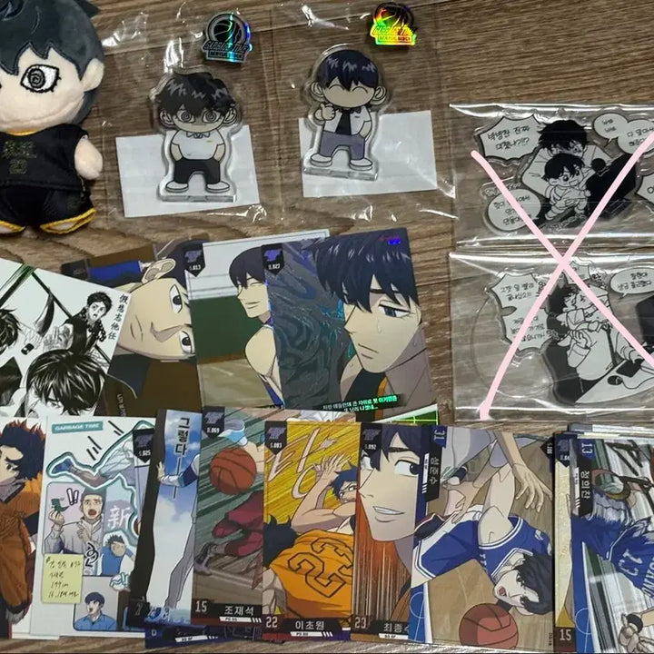 [BUNJANG] Garbage Time Acrylic Corotto Stand, Doll, and Photocard Bundle Set / 가비지타임 아크릴 코롯토 인형 포카 일괄