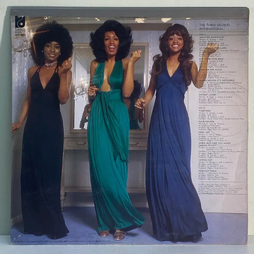 [BUNJANG] The Three Degrees International 1975 LP / (수입중고LP-소울) The Three Degrees -International