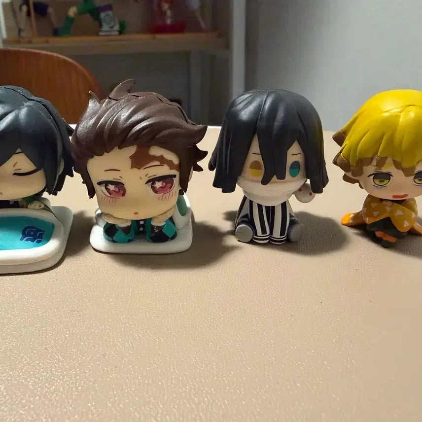 [BUNJANG] Demon Slayer: Kimetsu no Yaiba 4-Character Figure Set / 귀멸의 칼날 피규어 4종 세트