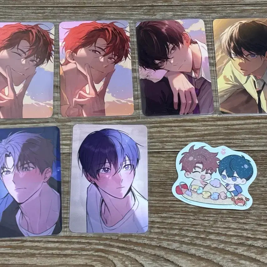 [BUNJANG] Mible Company Be Careful of Drunken Relationships Photocard Sticker Bundle Set / 미블컴퍼니 취중 관계를 조심하세요 포토카드 스티커 일괄