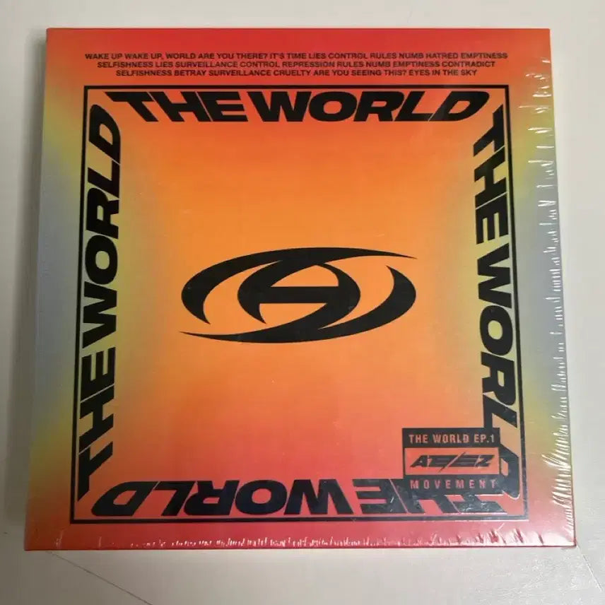 [BUNJANG] ATEEZ THE WORLD EP.1 MOVEMENT Orange Ver. Sealed Album / ATEEZ 에이티즈 THE WORLD EP.1 무브먼트 오렌지 Z 미개봉 버전