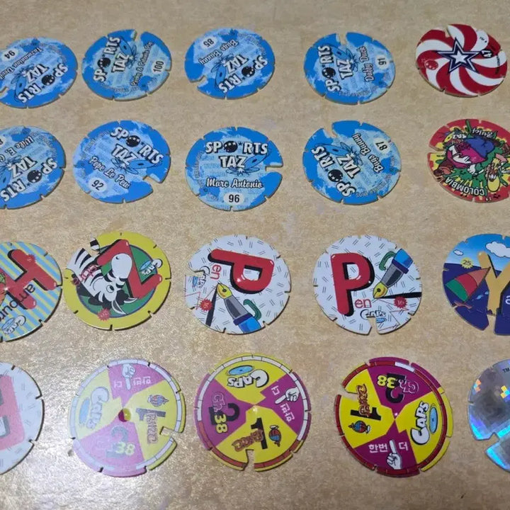 [BUNJANG] Vintage Tazos Bundle Set / 고전 각종 따조 일괄 판매