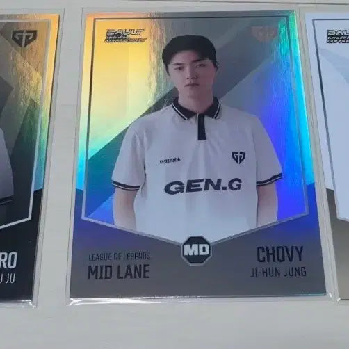 [BUNJANG] Gen.G Chovy &amp; Doran Hologram Volt Card Bundle + Canyon Volt Card / 젠지-쵸비&amp;듀로 홀로그램 볼트카드+ 캐니언 볼트카드
