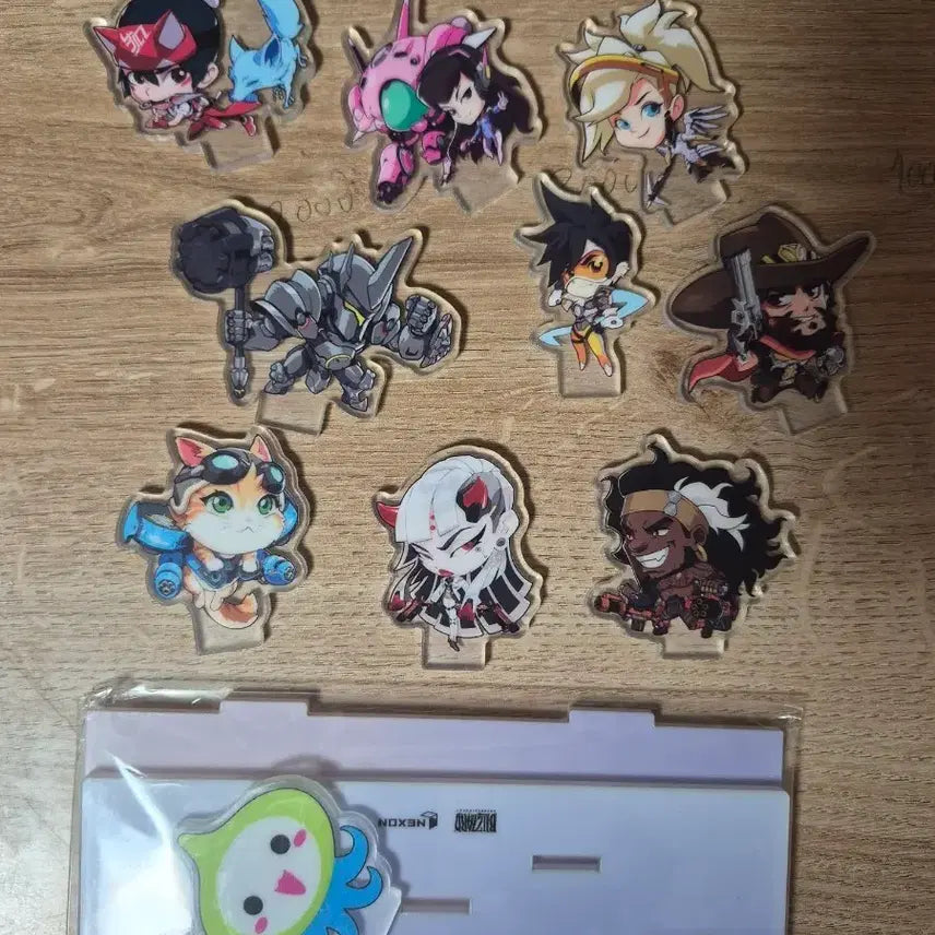 [BUNJANG] Overwatch Acrylic Stand Diorama Figure Bundle Set / 오버워치 아크릴 스탠드 디오라마 피규어 일괄