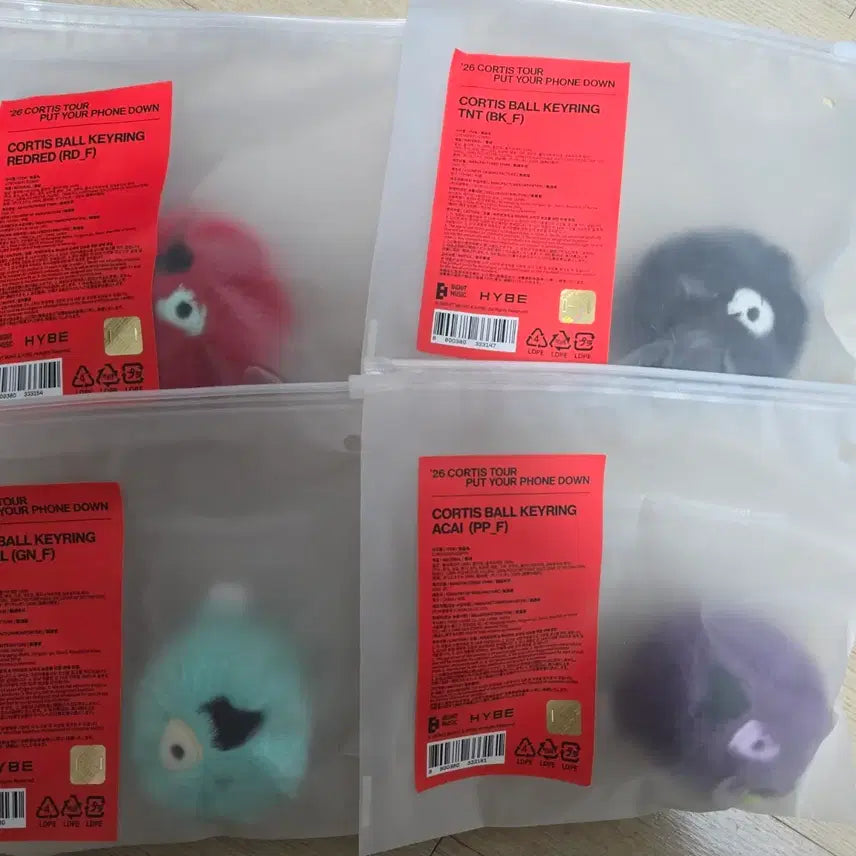 [BUNJANG] Cortis Ball Keyring (Bundle Set) / 코르티스 볼 키링(일괄)