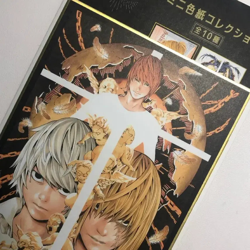 [BUNJANG] Death Note Original Art Exhibition Limited Original Art Shikishi Ryuk Mello Light / 데스노트 원화전 한정 원화 색지 니아 멜로 라이토