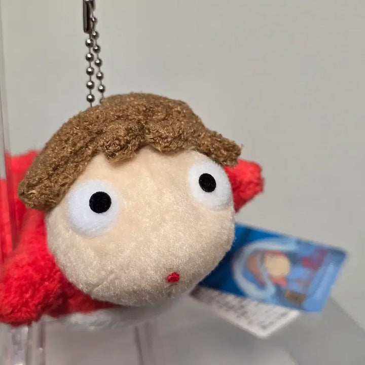 [BUNJANG] Studio Ghibli Ponyo Plush Keychain / 지브리 정품 벼랑 위의 포뇨 인형 키링