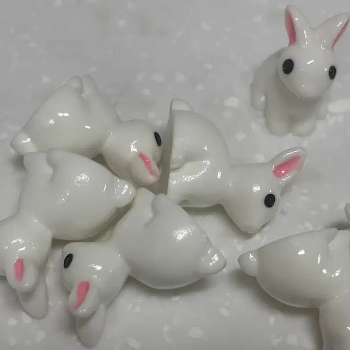 [BUNJANG] Mini Rabbit Rainmol 7-Piece Set Plush Accessory / 인형 누이 소품 미니토끼 레인몰 7개 세트