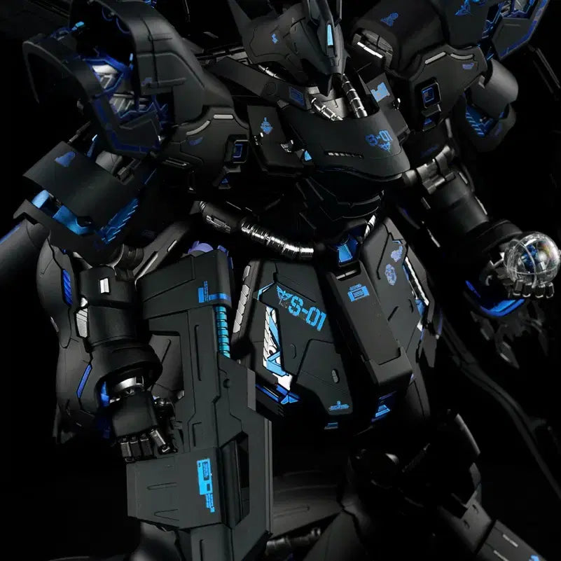 [BUNJANG] MG Sazabi Gundam Figure Matte Black Custom / 판매] MG 사자비 건담 피규어 무광블랙 팝니다.