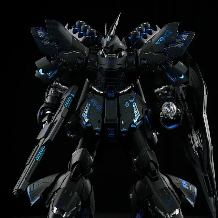 [BUNJANG] MG Sazabi Gundam Figure Matte Black Custom / 판매] MG 사자비 건담 피규어 무광블랙 팝니다.