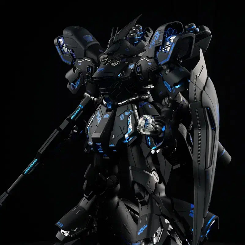 [BUNJANG] MG Sazabi Gundam Figure Matte Black Custom / 판매] MG 사자비 건담 피규어 무광블랙 팝니다.