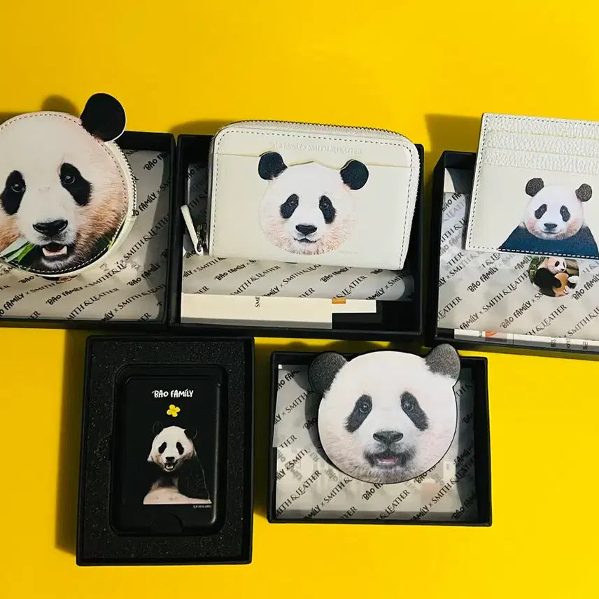 [BUNJANG] Fu Bao Smith Mirror Wallet / 푸바오 스미스 거울 지갑