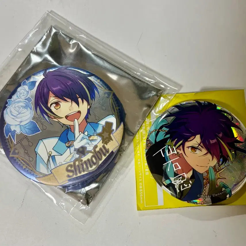 [BUNJANG] Ensemble Stars Sengoku Shinobu 9th Anniversary Event Collection Badge Bundle Set / 일괄) 앙스타 센고쿠 시노부 중스타 백정장 뱃지 9주년 이베코레 새상품