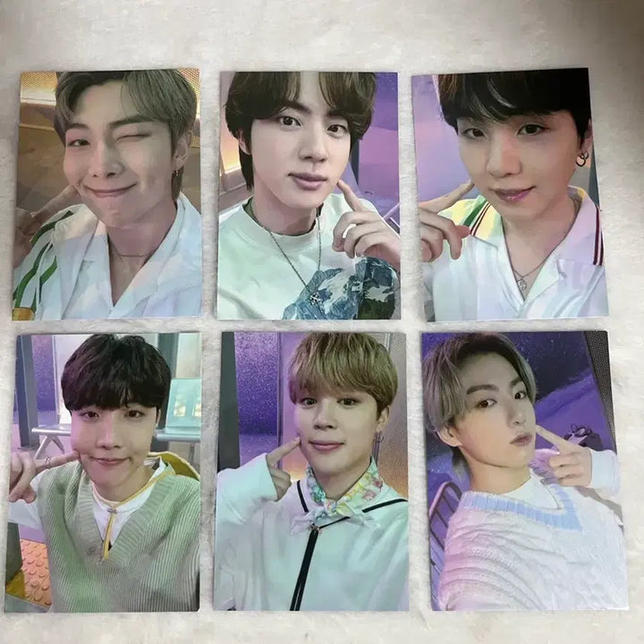 [BUNJANG] BTS "The Astronaut" Pajama Photocard Set Bundle / 방탄 소우주 파자마 포토카드 세트 양도 미니포카 잠옷 md 엠디 포카 bts 미니포토카드 디비디