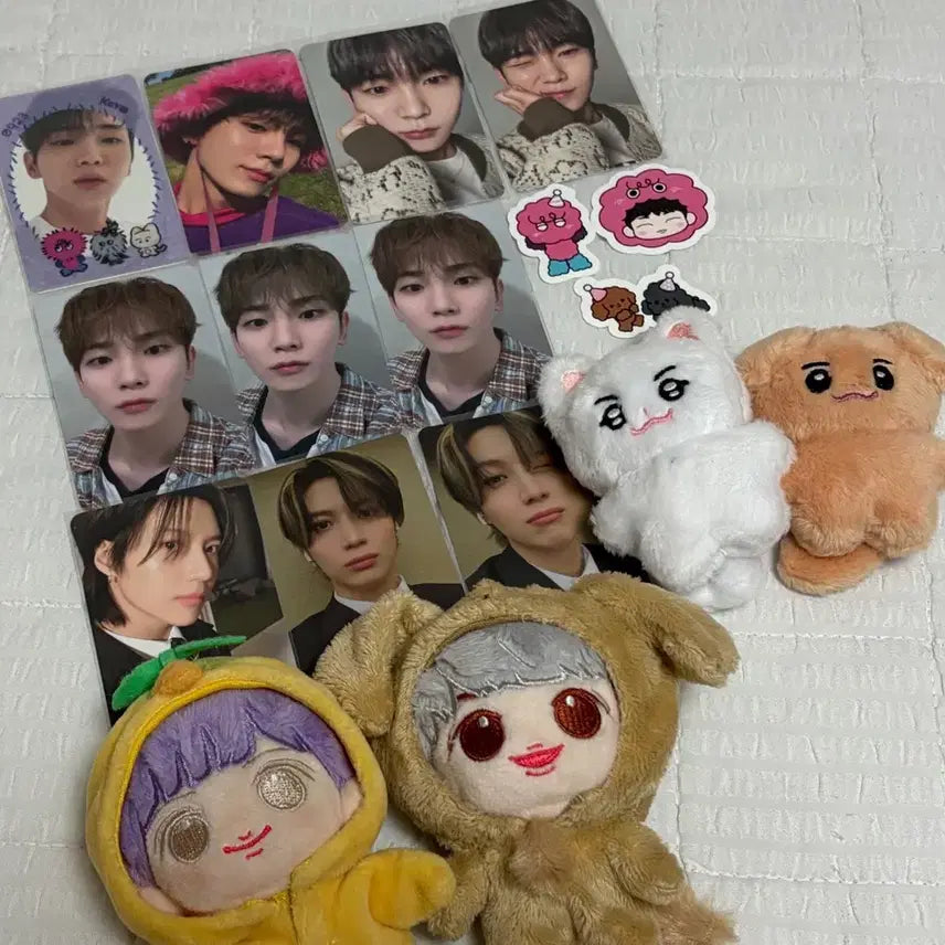 [BUNJANG] SHINee Key Bokshili &amp; Taemin Plush Bundle Set / 샤이니 포카 인형 일괄 키 복실이 태민