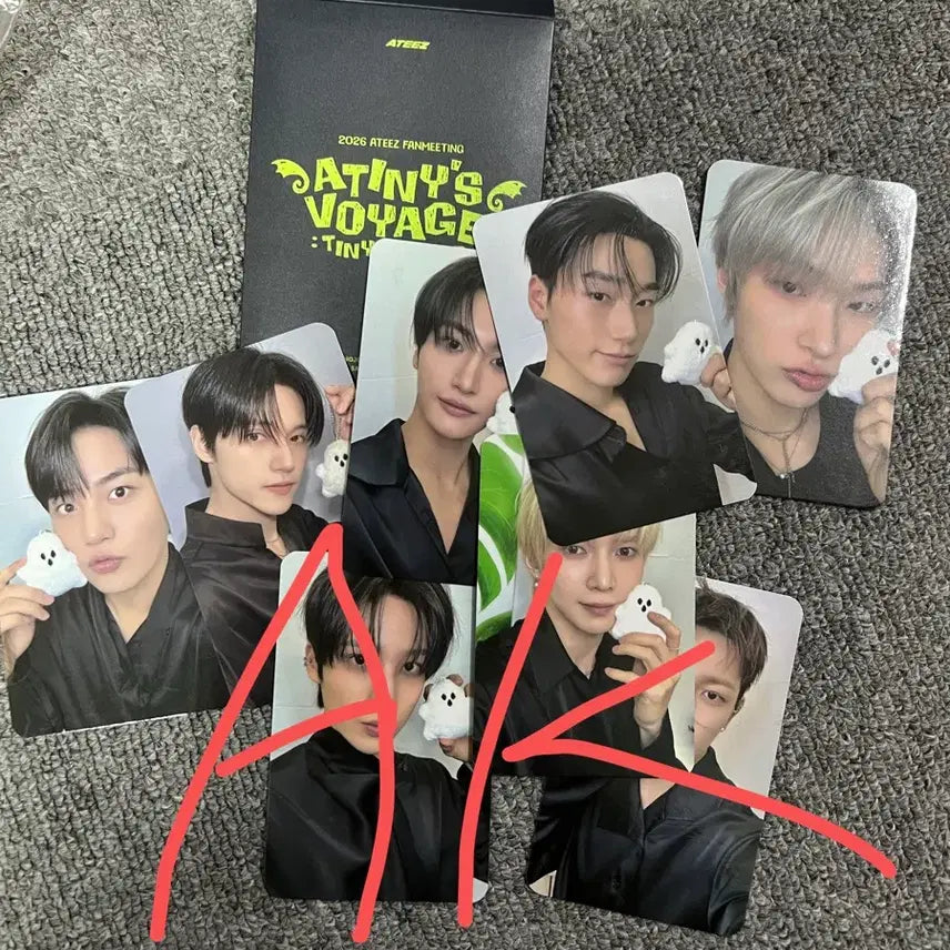 [BUNJANG] ATEEZ 8 Members Fanmeeting Photocard / 에이티즈 팬미팅 포카 (8명) Ateez