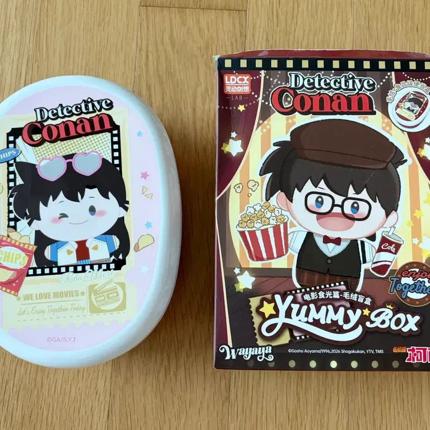 [BUNJANG] Detective Conan Yummy Box Mori Ran Popcorn Cola Concept Movie Theater Version Plush / 명탐정 코난 Yummy Box 팝콘 콜라 컨셉 모리 란 도시락누이 영화관 버전