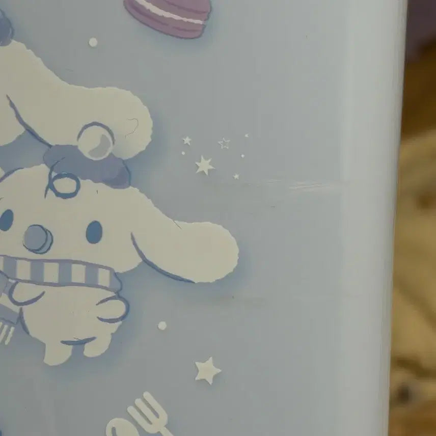 [BUNJANG] Cinnamoroll Ku Ji Trash Can / 시나몬롤 쿠지 쓰레기통
