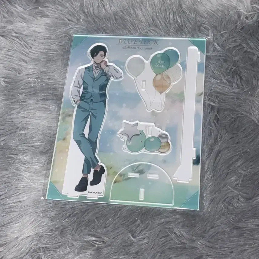 [BUNJANG] Blue Lock Itoshi Rin Acrylic Stand Balloon Bouquet (Sealed) / 미개봉) 블루록 이토시 린 아크릴 스탠드 풍선 부케