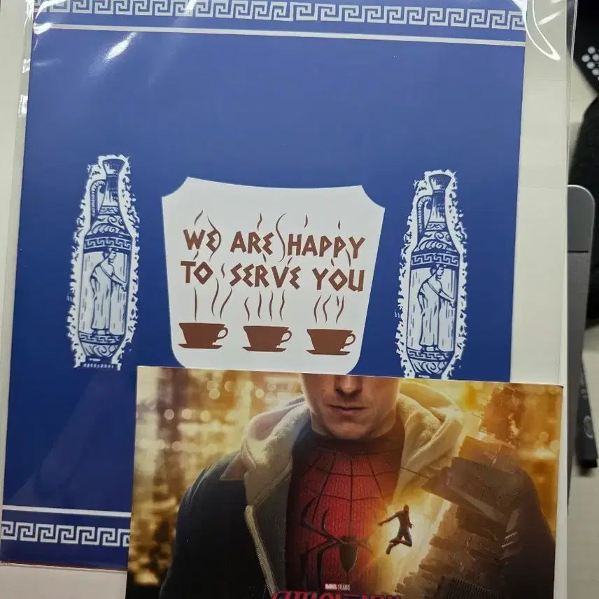 [BUNJANG] Spider-Man Brand New Day Peter Parker Letter Set with Postcard / 스파이더맨 편지&amp;엽서