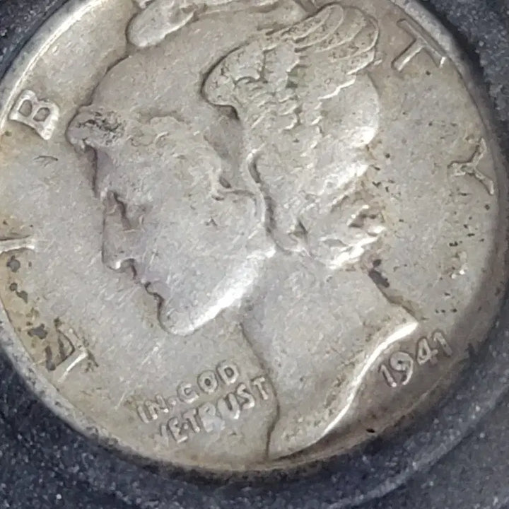 [BUNJANG] Mercury Dime Silver Coin Set (1941-1945) 5-Coin Bundle / 머큐리 다임은화 세트 (1941-1945) 5종일괄