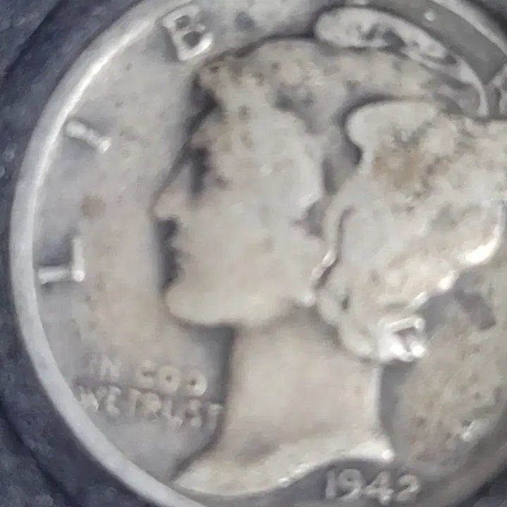 [BUNJANG] Mercury Dime Silver Coin Set (1941-1945) 5-Coin Bundle / 머큐리 다임은화 세트 (1941-1945) 5종일괄