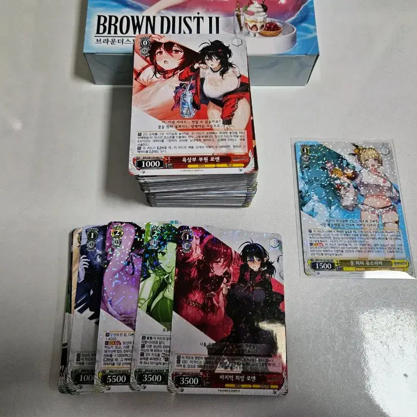 [BUNJANG] Weiss Schwarz Brown Dust 2 Deck Material Cards / 바이스슈발츠 브라운더스트2 덱소스용 카드2