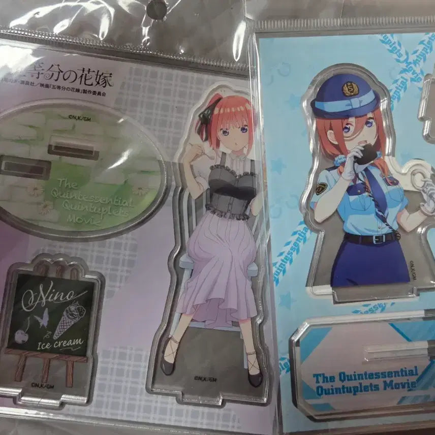 [BUNJANG] The Quintessential Quintuplets Mikku Nino Acrylic Stand Bundle Set / 5등분의 신부 미쿠 니노 아크릴 스탠드 일괄
