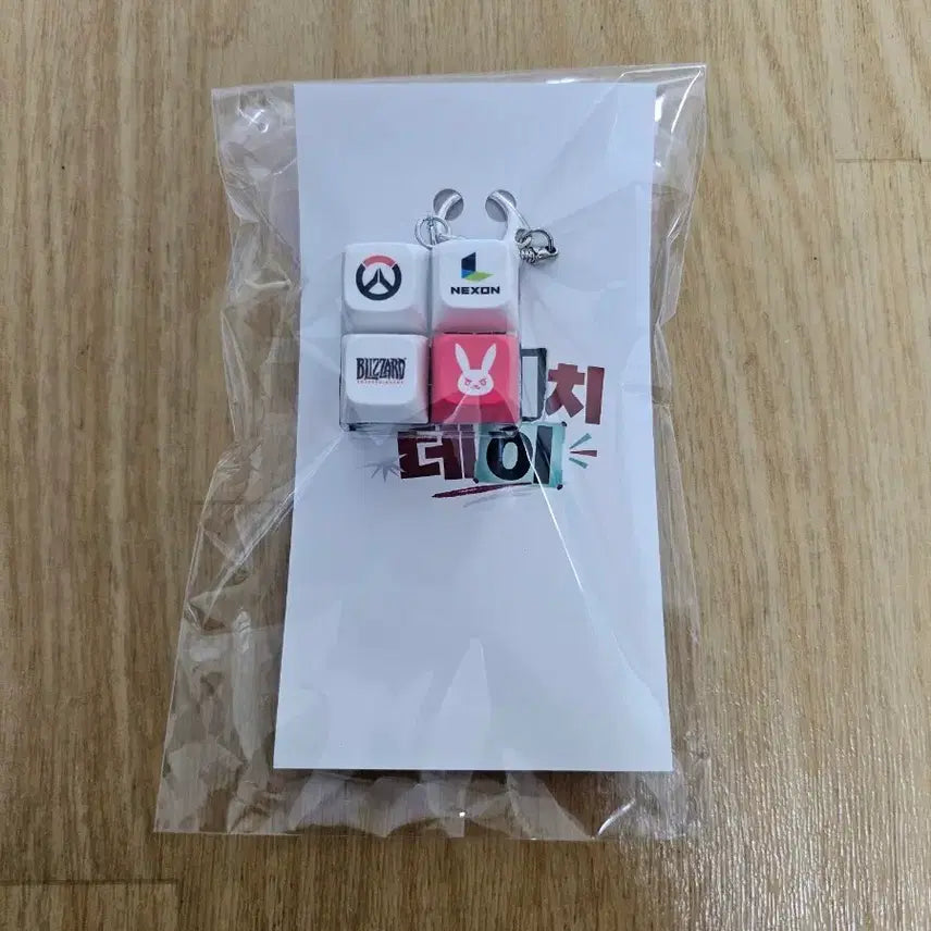 [BUNJANG] Overwatch Nexon Blizzard Keycap Keyring Set / 오버워치 넥슨 블리자드 키캡키링