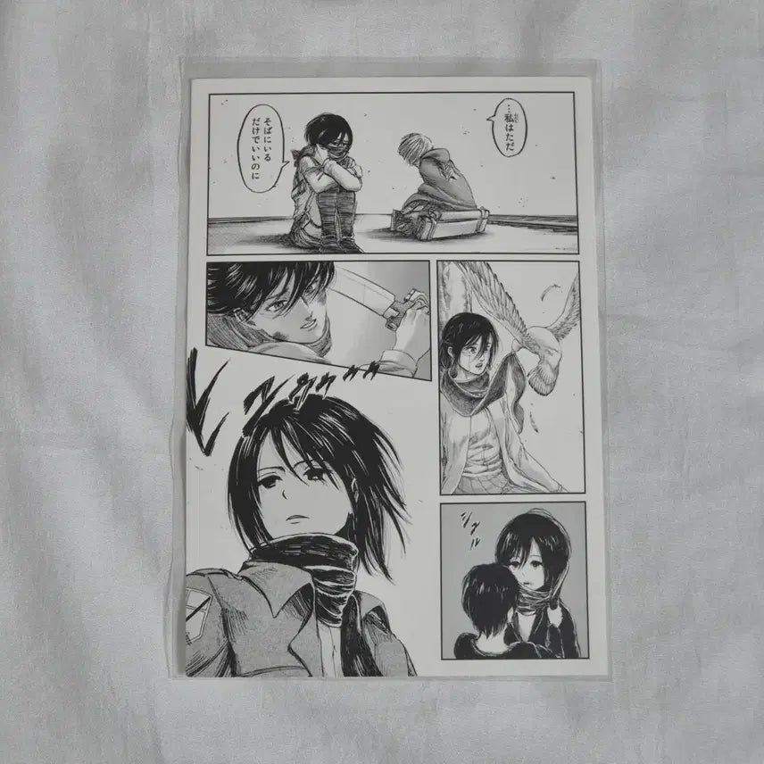 [BUNJANG] Attack on Titan Exhibition Exclusive Mikasa Postcard / 진격의거인 진격거 전시회 입장 특전 엽서 미카사