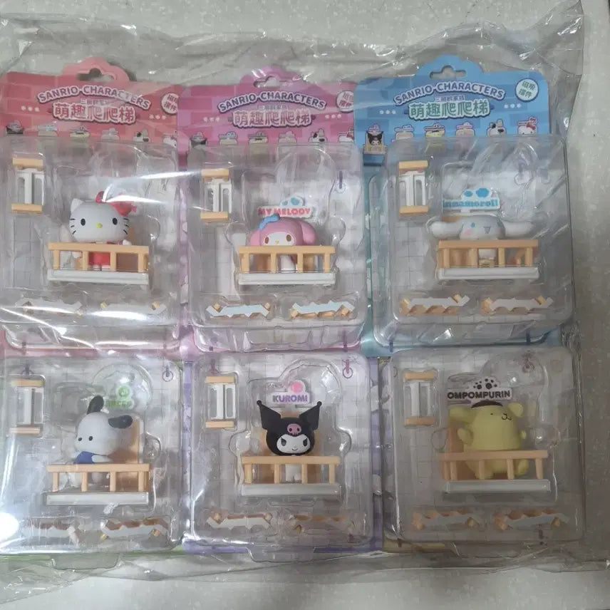 [BUNJANG] Sanrio Ladder Magnet Figure Full Set / 정품)산리오 사다리 마그넷 피규어 풀세트