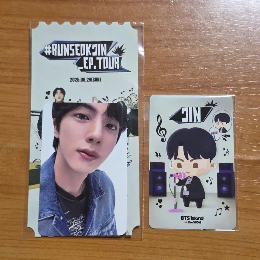 [BUNJANG] BTS Jin Run Jin Photocard / 방탄소년단(BTS) 진 런석진 아미존 포카