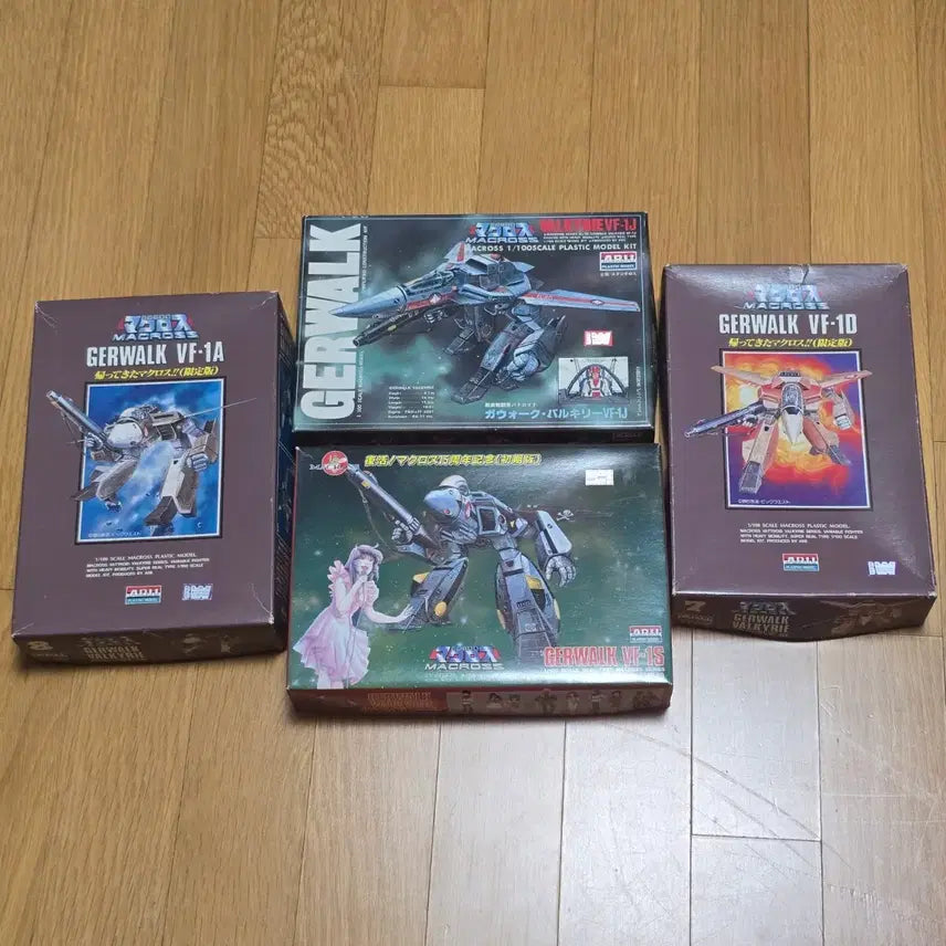 [BUNJANG] Arii Macross Gerwalk 4-Type Set / 아리이 마크로스 거워크 4종 셋트