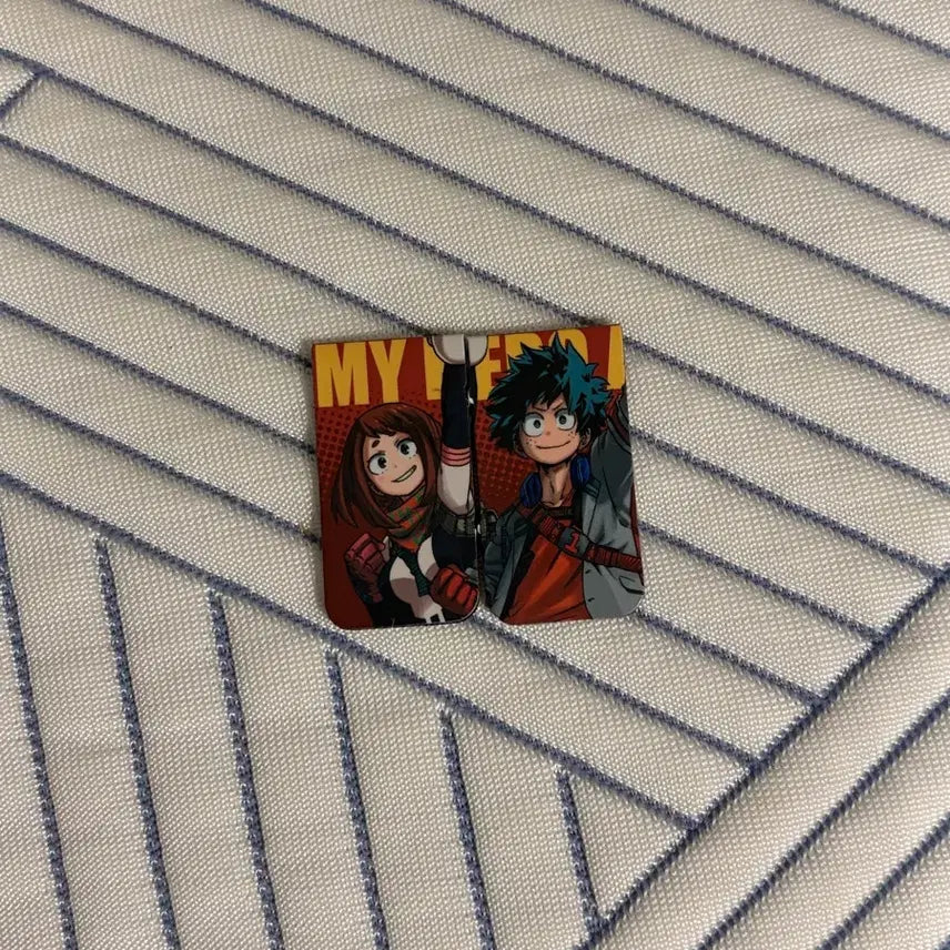 [BUNJANG] My Hero Academia Deku &amp; Uraraka Magnet Bookmark Set / 히로아카 나히아 책갈피 미도리야 우라라카