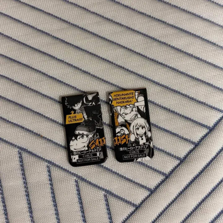 [BUNJANG] My Hero Academia Deku &amp; Uraraka Magnet Bookmark Set / 히로아카 나히아 책갈피 미도리야 우라라카