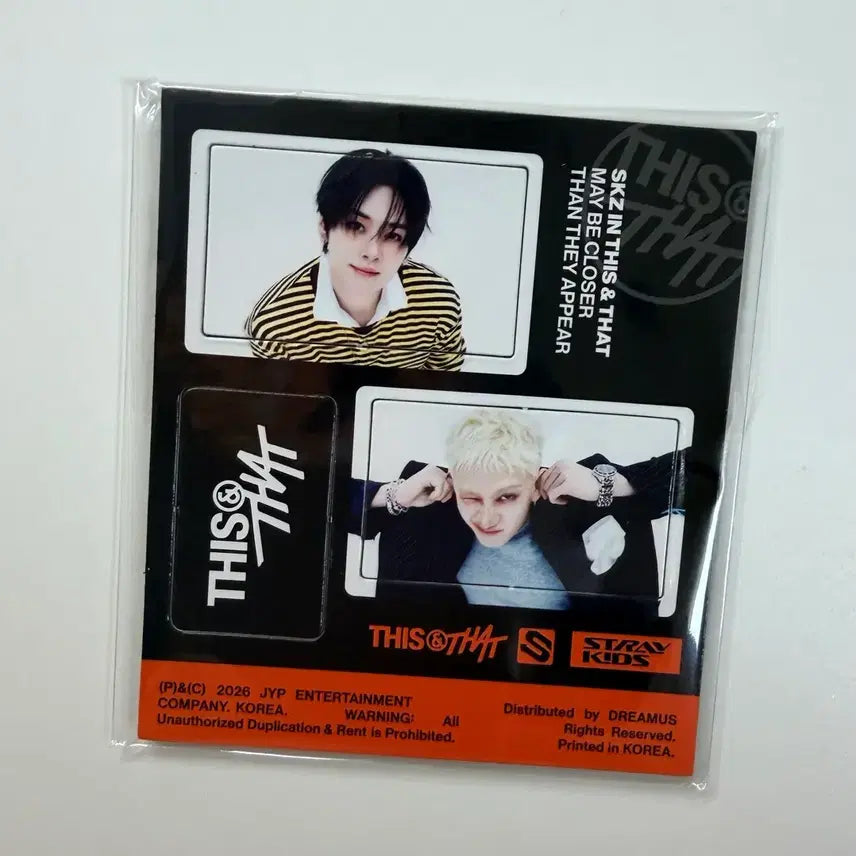 [BUNJANG] Stray Kids THIS &amp; THAT THIS ver. Magnet / 스트레이 키즈 디스앤댓 THIS ver. 맏형즈 마그넷