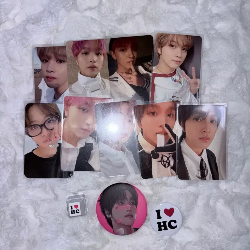 [BUNJANG] NCT Haechan Photocard &amp; Can Badge Bundle Set / 엔시티 해찬 포토카드 포카 판매 양도