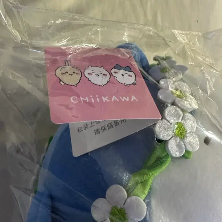 [BUNJANG] Cheekawa Flower Wreath Medium Plush Doll (Sealed) / [미개봉] 먼작귀 치이카와 꽃화관 중형 인형